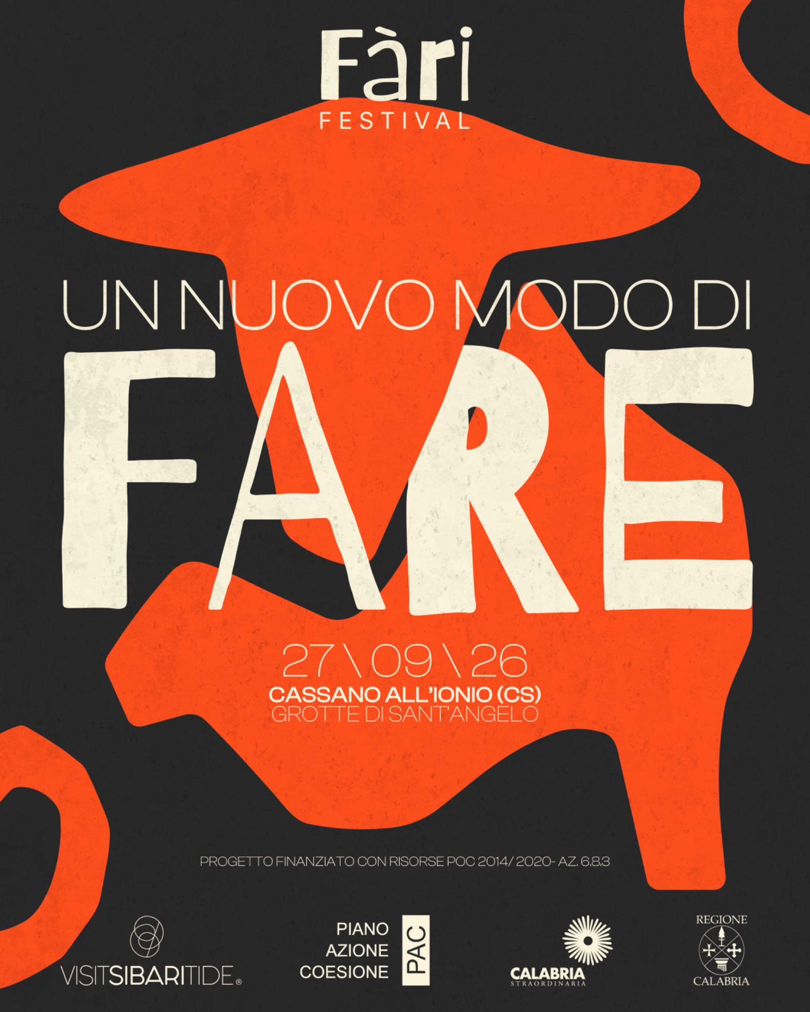 Locandina Festival Fàri: Un nuovo modo di fare